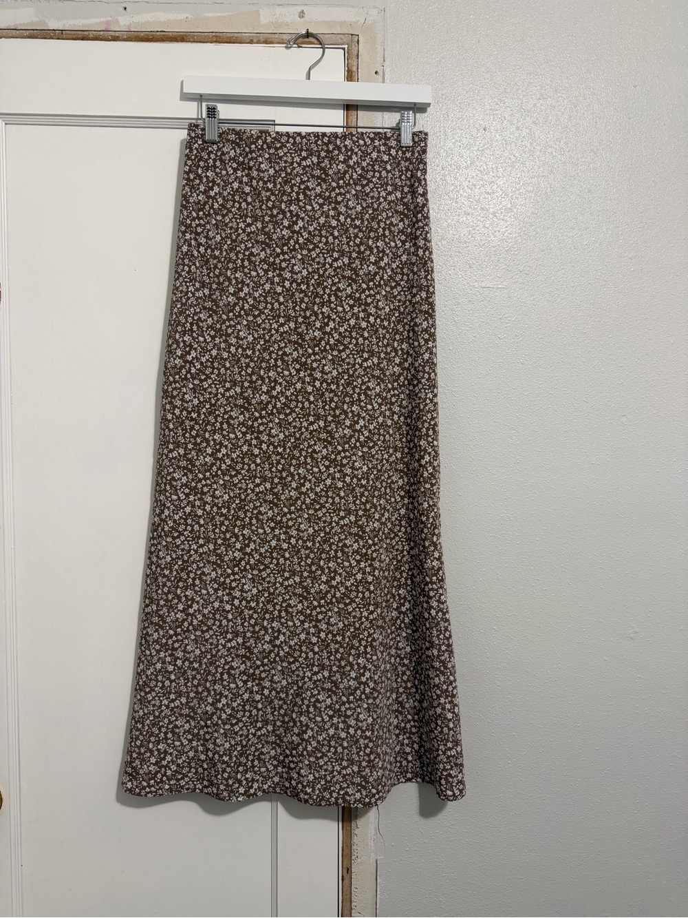 Altar'd State Brown Floral Maxi Skirt